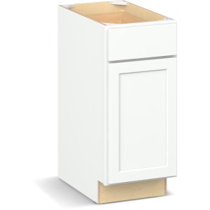 Reliabilt Parkstone II Reliabilt Parkstone II Brilliant White Base Cabinet, 15-in, 1 Door, 1 Drawer - 641557 | Lowe's Pro Supply